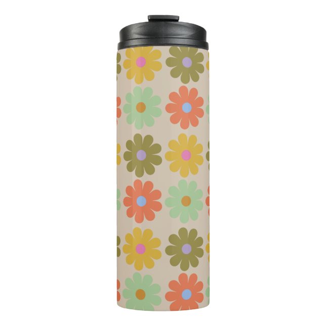 Bouteilles Isothermes Simple Pastel Vintage Flower Pattern (Devant)