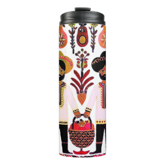 Bouteilles Isothermes simple peinture madhubani