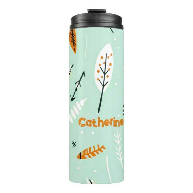BOUTEILLES ISOTHERMES SIMPLE RÉTRO DESIGN BOHO MOTIF (Devant)
