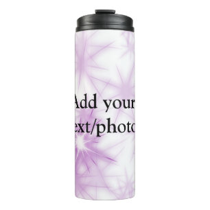 Bouteilles Isothermes Simple rose violet paillettes scintillement ajoute