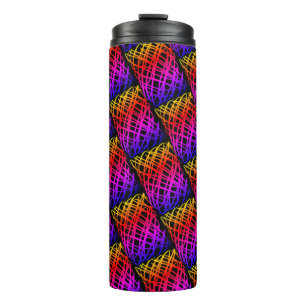 Bouteilles Isothermes Simple Scribble   Half Drop   Arrière - plan noir 