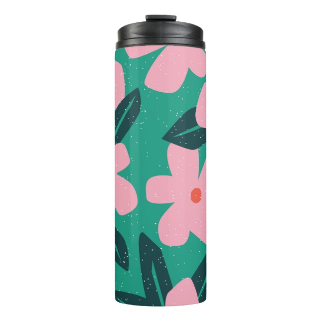Bouteilles Isothermes Simplicité florale : Beauté Abstraite (Devant)