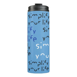 Bouteilles Isothermes "Simplifiez votre vie" tondeuse couleur personnali