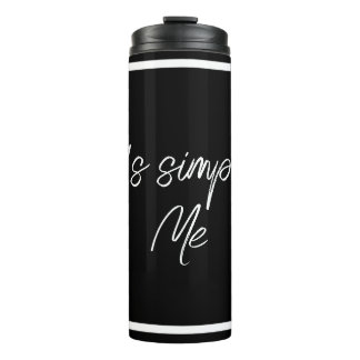 Bouteilles Isothermes Simply Me – Elegant Black Insulated Bottle