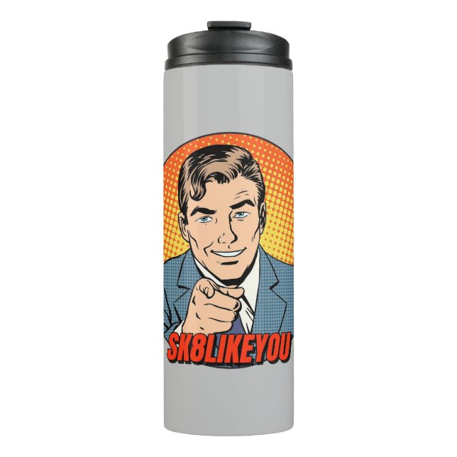 Bouteilles Isothermes Sk8LikeYou Tumbler - gris (Devant)