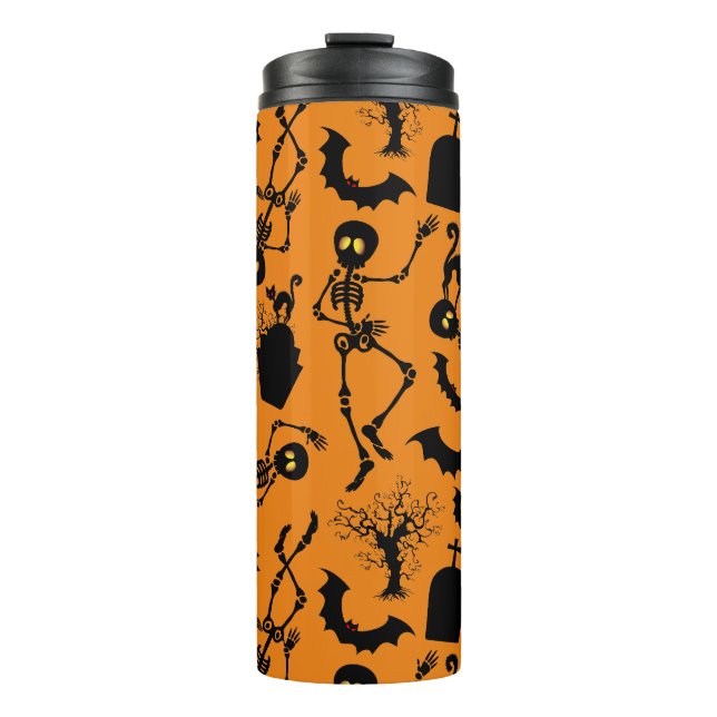 Bouteilles Isothermes Skeletons d'Halloween Macabre Dance (Devant)