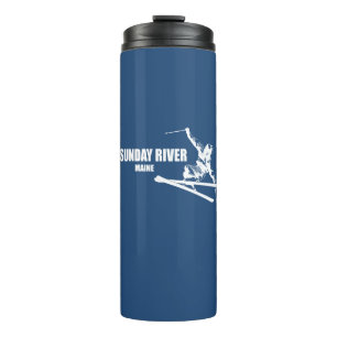 Bouteilles Isothermes Skieur de Sunday River Maine