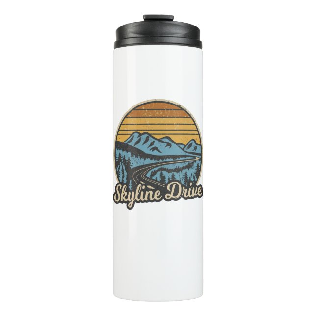 Bouteilles Isothermes Skyline Drive Virginia Retro (Devant)