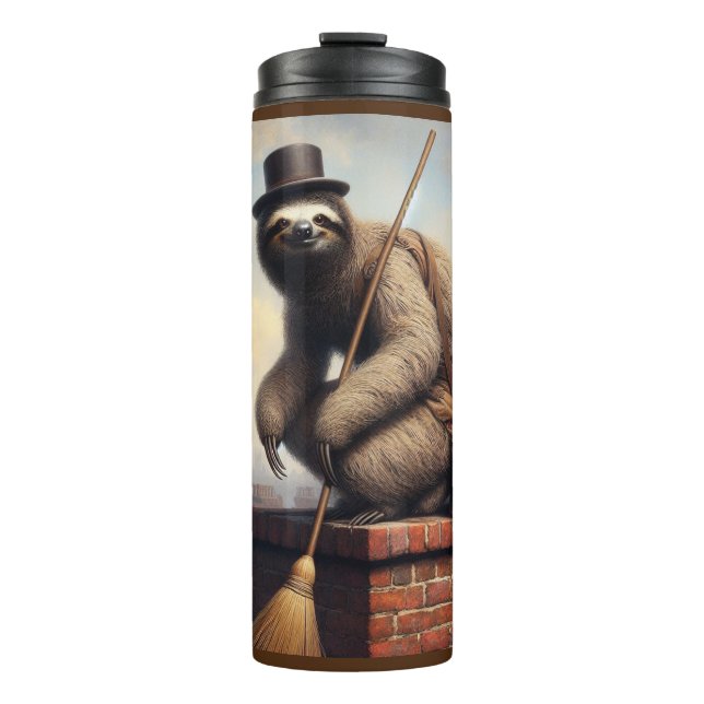Bouteilles Isothermes Sloth Chimney Sweep (Devant)