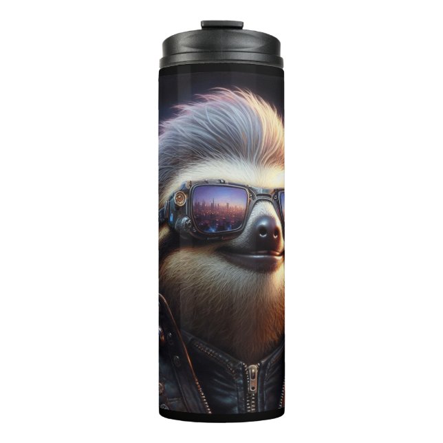Bouteilles Isothermes Sloth Cyberpunk (Devant)