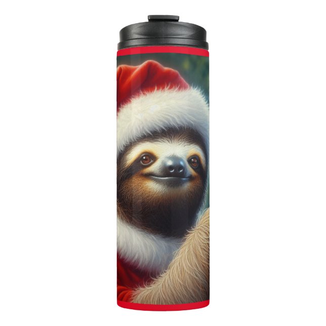 Bouteilles Isothermes Sloth Santa Claus (Devant)
