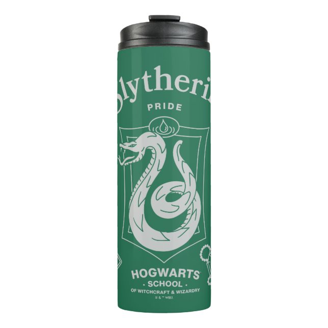 Bouteilles Isothermes SLYTHERIN™ Pride Ambition Cunning Crest (Devant)