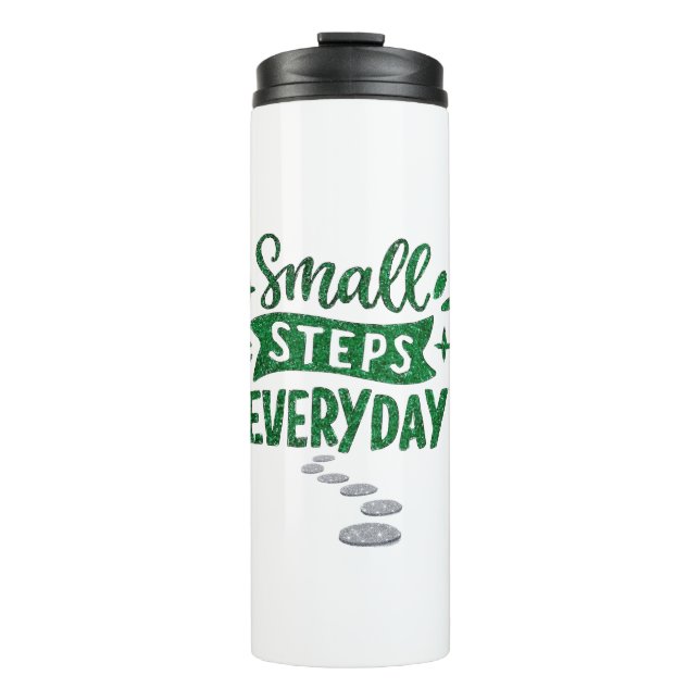 Bouteilles Isothermes Small Steps Everyday Motivational Thermal Bottle (Devant)