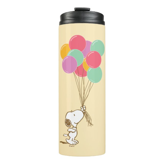 Bouteilles Isothermes Snoopy et ballons (Devant)