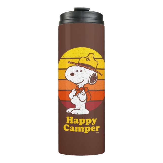 Bouteilles Isothermes Snoopy | Scout Beagle - Happy Camper (Devant)