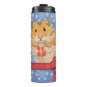 Bouteilles Isothermes Snowflakes Christmas Hamster