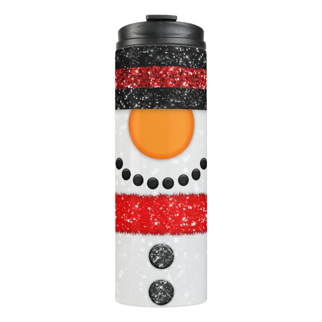 Bouteilles Isothermes Snowman Parties scintillant Tumbler (Devant)