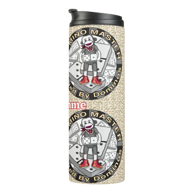 Bouteilles Isothermes Sock Monkey Domino Master tumbler (Tourné sur la droite)