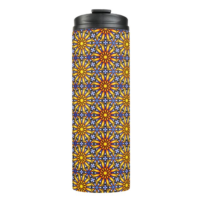 Bouteilles Isothermes Soleil céleste Mandala (Devant)