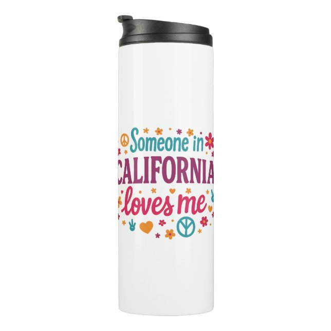 Bouteilles Isothermes Someone in California Loves Me Funny Gifts (Tourné sur la droite)
