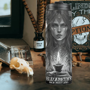 Bouteilles Isothermes Sorcière Customisée du parti gothique Mariage Bach