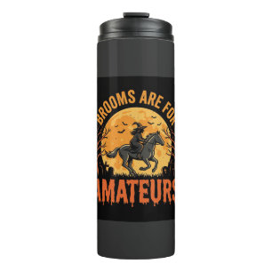 Bouteilles Isothermes Sorcière de Halloween Balais de Cheval pour Amateu