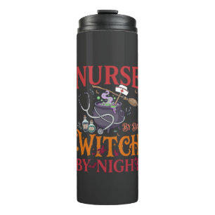 Bouteilles Isothermes Sorcière de jour de la nurse Nuit de Halloween Cha