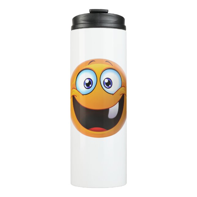 Bouteilles Isothermes Sourire sans dents Jaune (Devant)