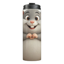 Souris Zodiac Cartoon Thermique Tumbler