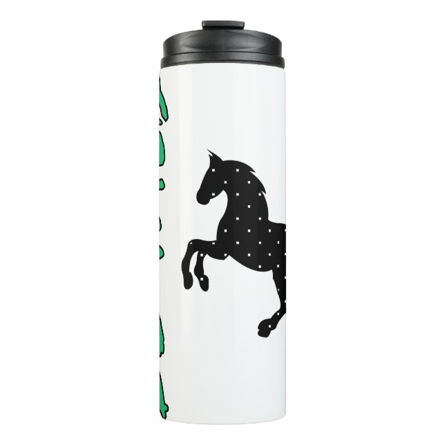 Bouteilles Isothermes Soyez Sauvage – Conception de Cheval Décoratif For (Devant)