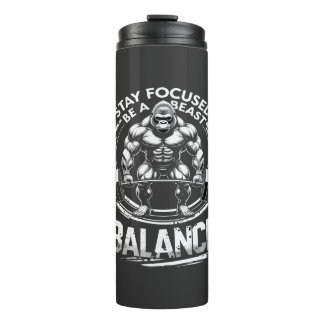 Bouteilles Isothermes Soyez un Bête Gym Motivation Tee