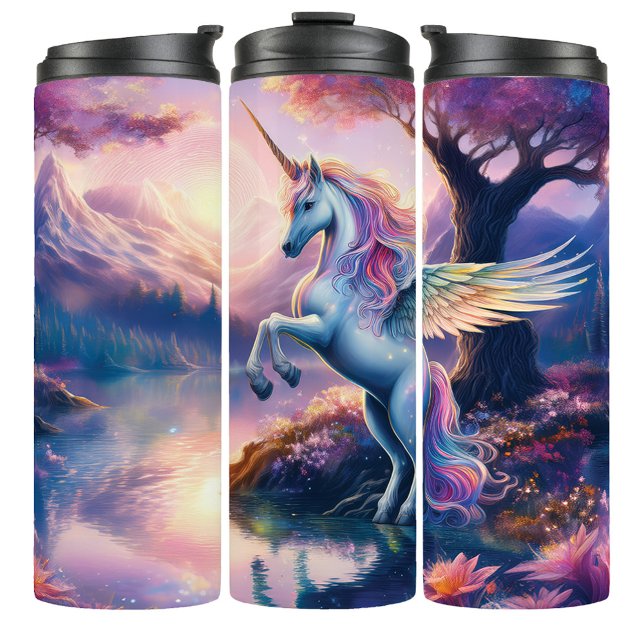 Bouteilles Isothermes Sparkle Magical Unicorn Fantasy Travel Tumbler (Créateur téléchargé)