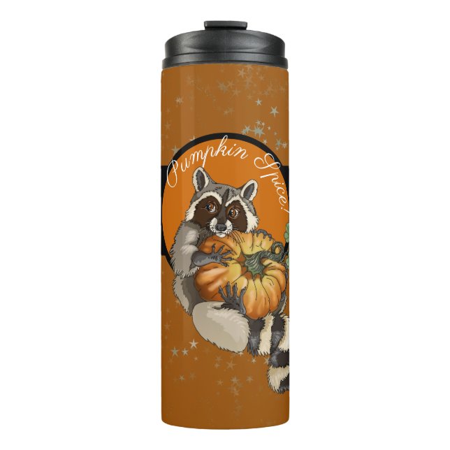 Bouteilles Isothermes Spice de Pumkin ! Racoon Roll (Devant)