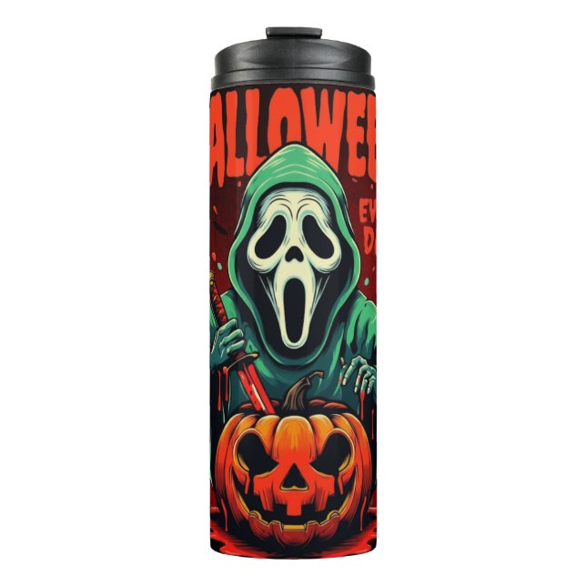 Bouteilles Isothermes Spooky Halloween Ghost Pumpkin Thermal Mug Tumbler (Devant)