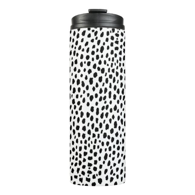 Bouteilles Isothermes Spots dalmatiens (noir/blanc) (Devant)