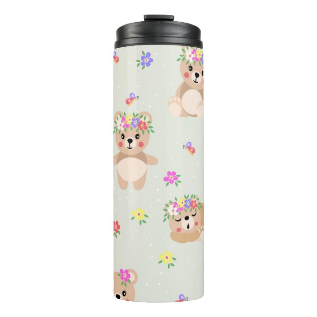 Bouteilles Isothermes Spring teddy bear (Devant)
