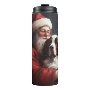 Bouteilles Isothermes Springer Spaniel Père Noël Noël Festif