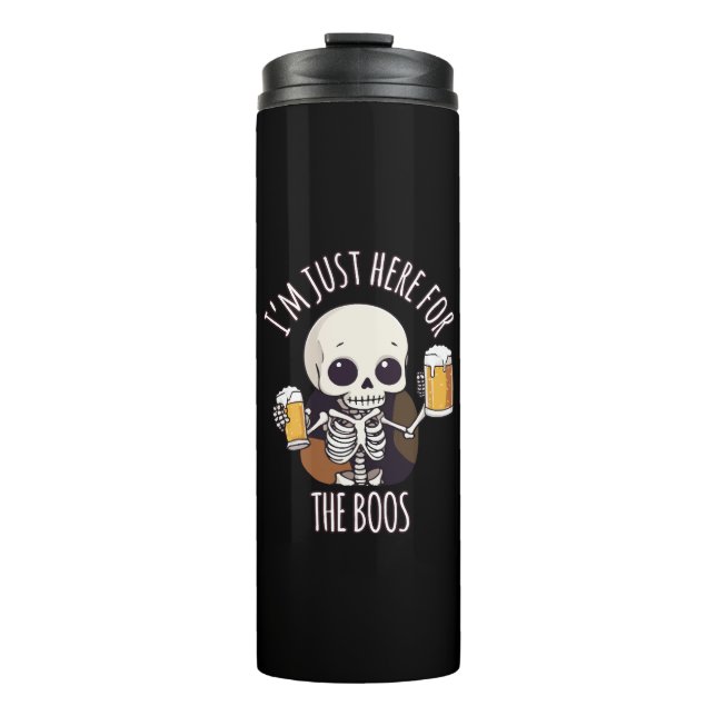Bouteilles Isothermes Squelette Mignon Halloween Oktoberfest (Devant)