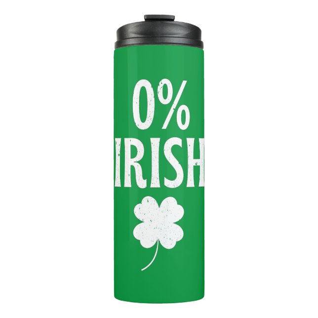 Bouteilles Isothermes St Patrick's Day 0% irlandais (Devant)