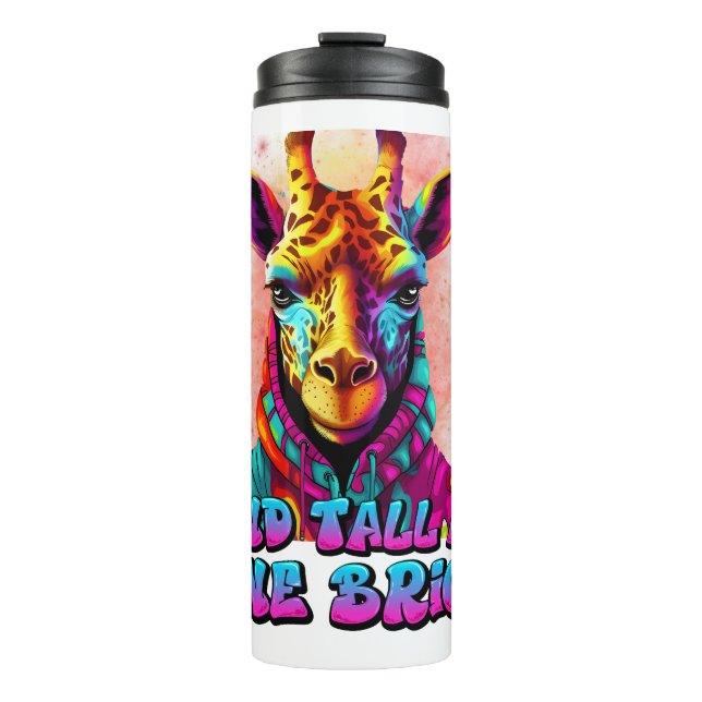 Bouteilles Isothermes Stand Tall et Shine Bright cool girafe (Devant)