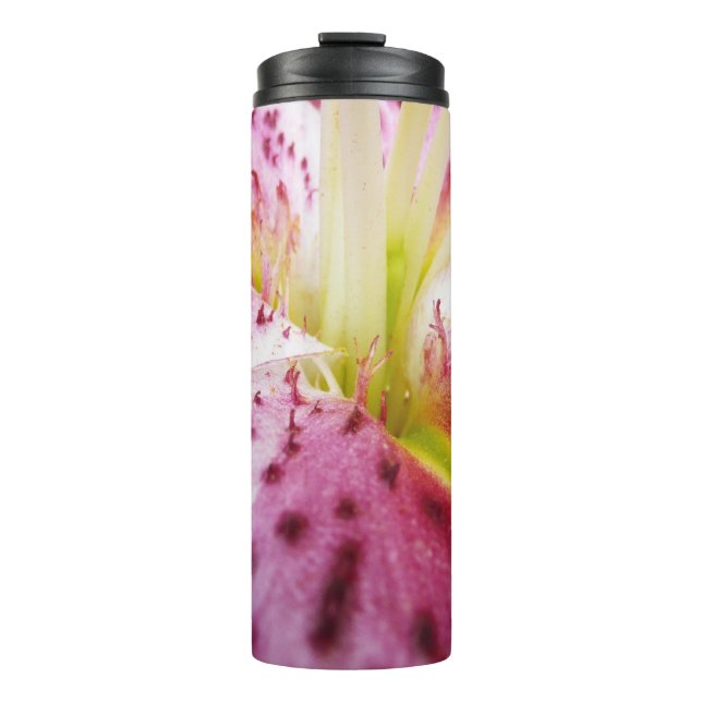 Bouteilles Isothermes Stargazer Lily brillant Magenta Floral (Devant)