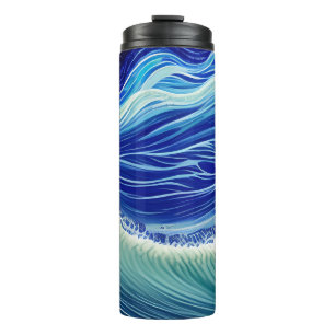 Bouteilles Isothermes Starry Night Blue Ocean Wave