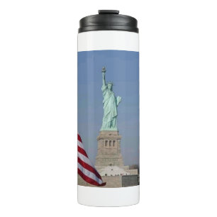 Bouteilles Isothermes Statue de la Liberté et drapeau américain Patrioti