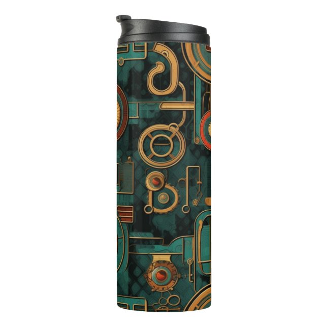 Bouteilles Isothermes Steampunk (Tourné sur la droite)