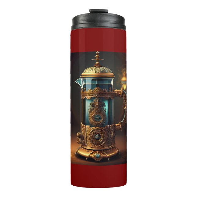 Bouteilles Isothermes Steampunk Style French Press (Devant)