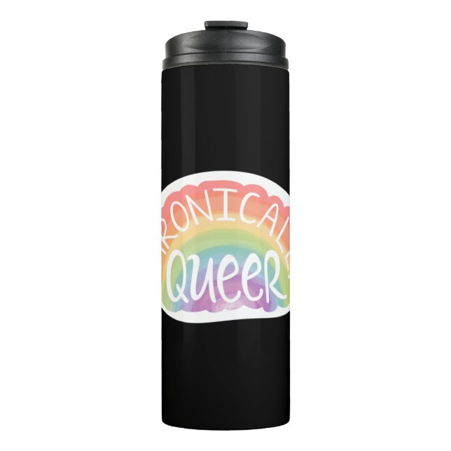 Bouteilles Isothermes Sticker de Queer Chronique (Devant)