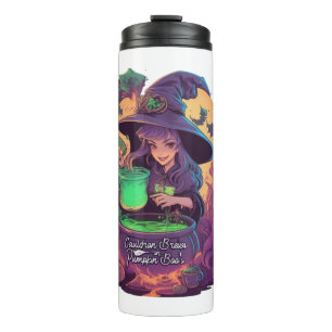 Bouteilles Isothermes Sticker du Citrouille Boo Cauldron Brews