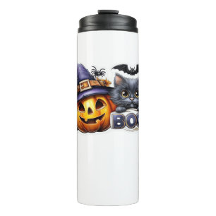 Bouteilles Isothermes Sticker pour chat Halloween drôle - Casquette sorc