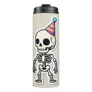 Bouteilles Isothermes "Stickers Squelette Chic"