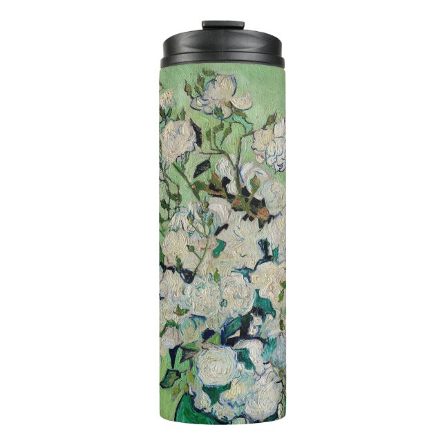 Bouteilles Isothermes Still Life Roses in a Vase by Vincent van Gogh (Devant)